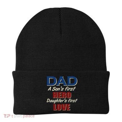 Dad A Son First Hero Daughters First Love Beanie