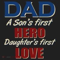 Dad A Son First Hero Daughters First Love Beanie thumb 2