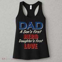Dad A Son First Hero Daughters First Love Women's Tank Top thumb 3