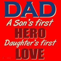 Dad A Son First Hero Daughters First Love Santa Hat thumb 1