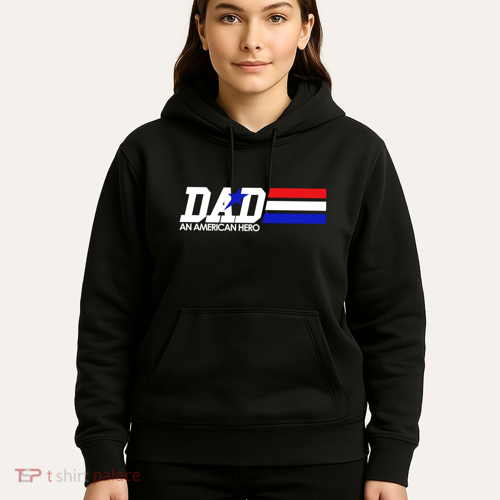 Dad An American Hero Hoodie