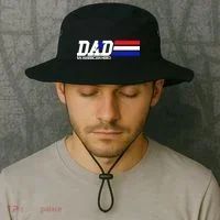 Dad An American Hero Bucket Hat thumb 2