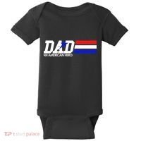 Dad An American Hero Baby Bodysuit thumb 0