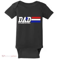 Dad An American Hero Baby Bodysuit thumb 0