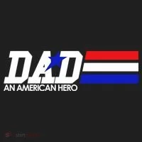 Dad An American Hero Hat thumb 2