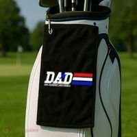 Dad An American Hero Golf Towel thumb 2