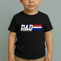 Dad An American Hero Toddler T-Shirt thumb 2