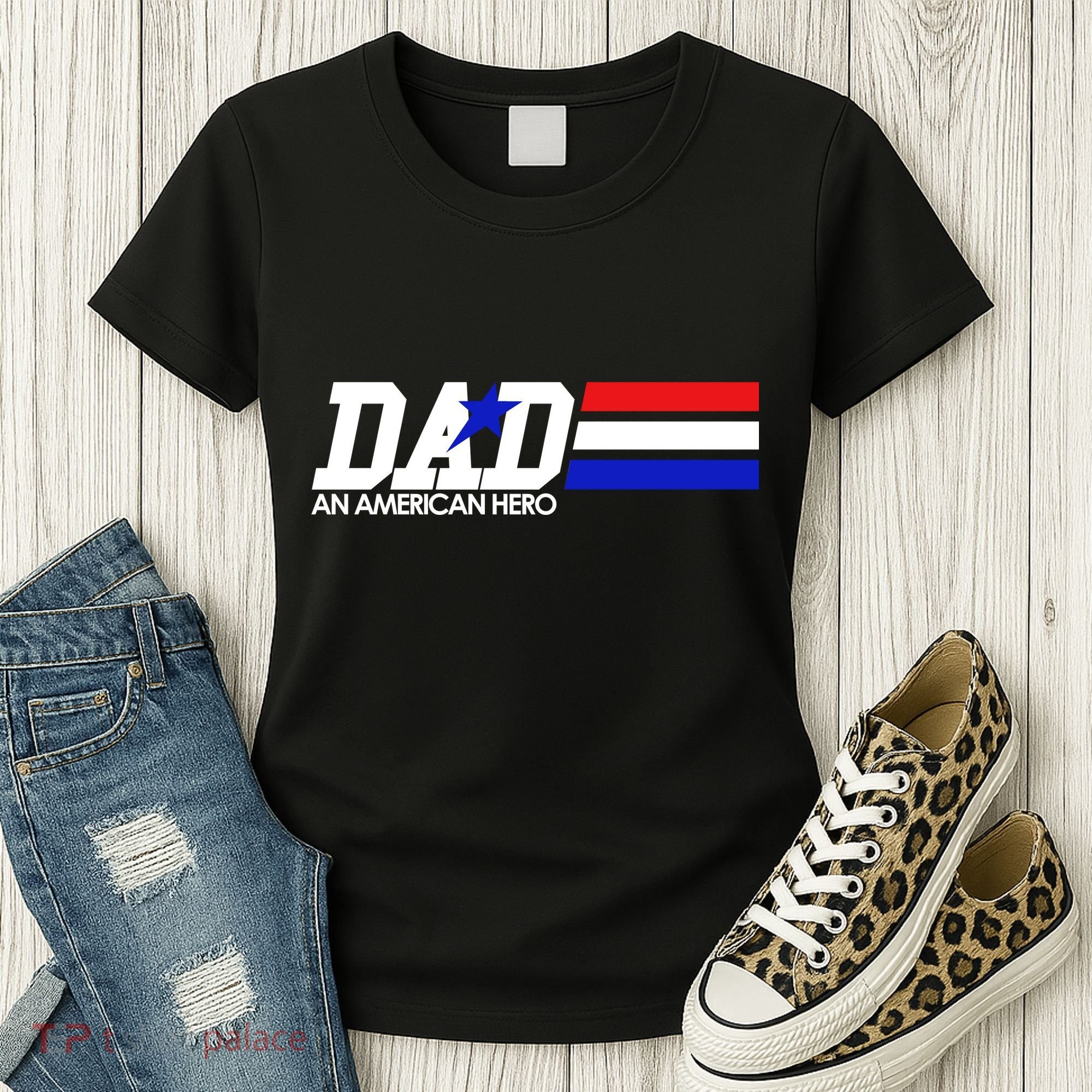 Dad An American Hero Women's T-Shirt