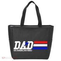 Dad An American Hero Tote Bag thumb 0