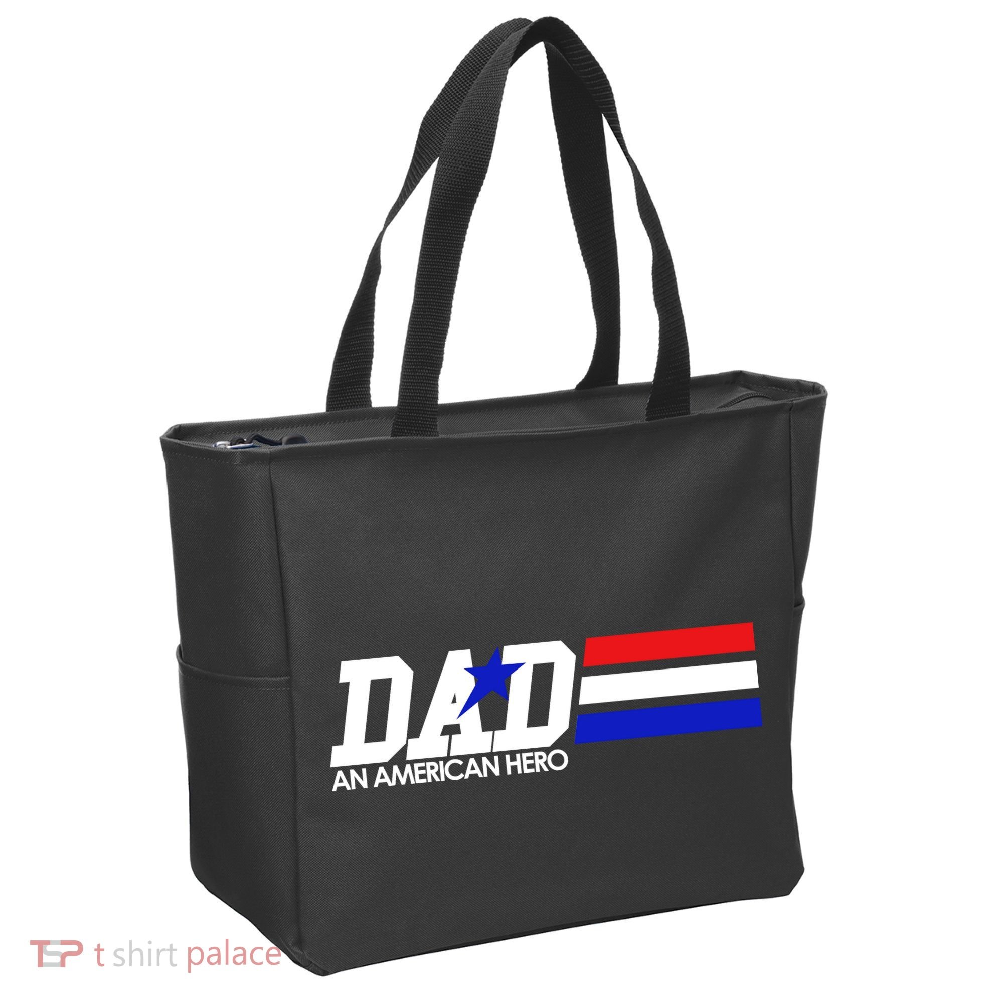 Dad An American Hero Tote Bag