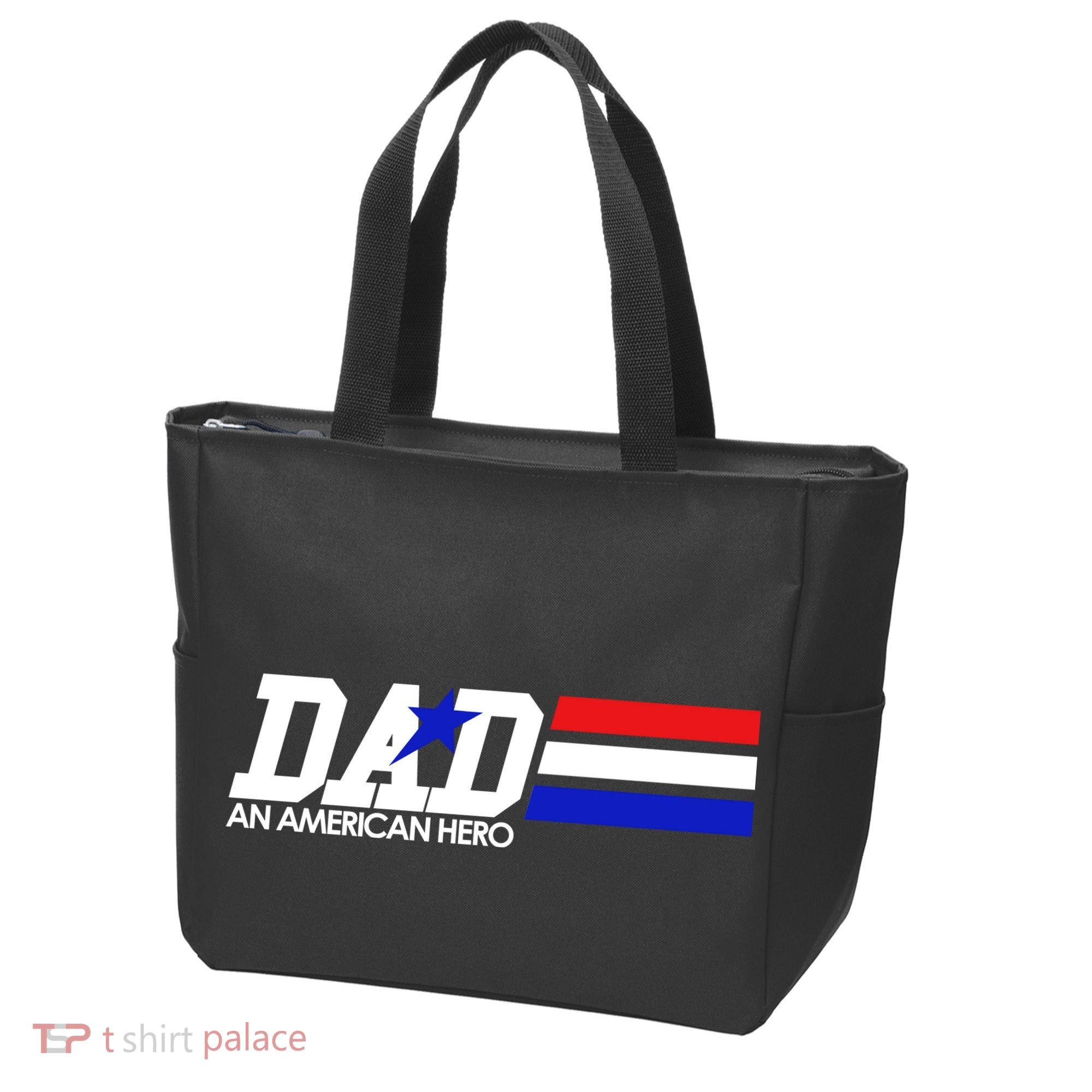 Dad An American Hero Tote Bag