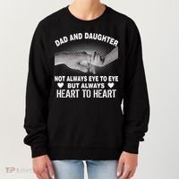 Dad And Daughter Always Heart To Heart Women's Sweatshirt thumb 0