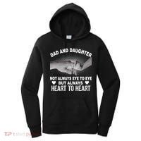 Dad And Daughter Always Heart To Heart Women's Hoodie thumb 0