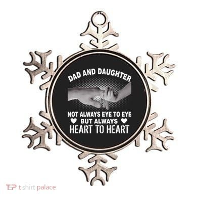 Dad And Daughter Always Heart To Heart Ornament