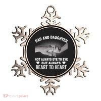 Dad And Daughter Always Heart To Heart Ornament thumb 0