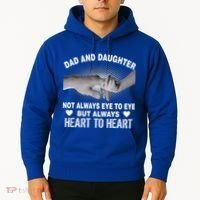 Dad And Daughter Always Heart To Heart Hoodie thumb 2