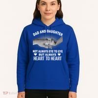 Dad And Daughter Always Heart To Heart Hoodie thumb 5