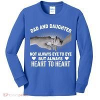 Dad And Daughter Always Heart To Heart Kids Long Sleeve Shirt thumb 0