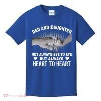 Dad And Daughter Always Heart To Heart Kids T-Shirt thumb 0