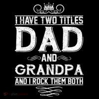 Dad And Grandpa Rock The Both Backpack thumb 2