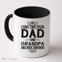 Dad And Grandpa Rock The Both Coffee Mug thumb 0