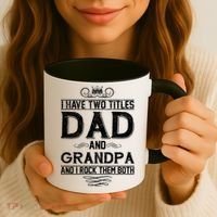 Dad And Grandpa Rock The Both Coffee Mug thumb 3