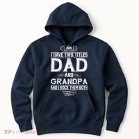 Dad And Grandpa Rock The Both Hoodie thumb 0