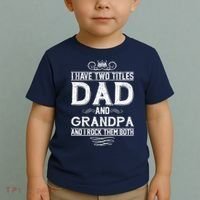 Dad And Grandpa Rock The Both Toddler T-Shirt thumb 2