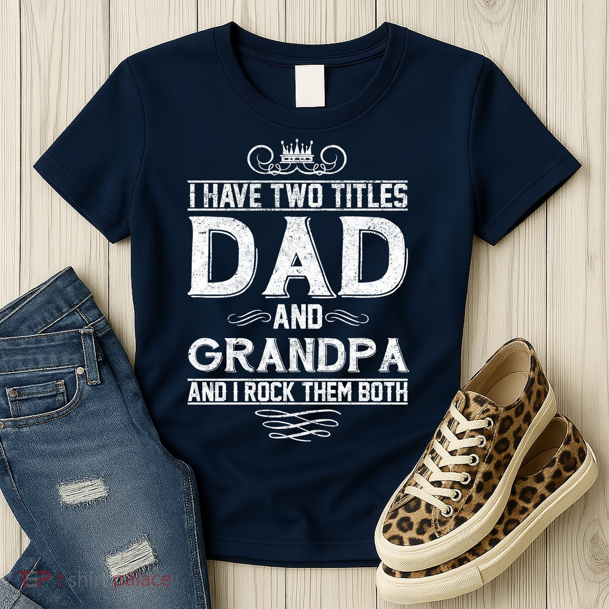 Dad And Grandpa Rock The Both Women's T-Shirt