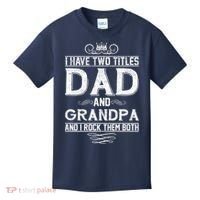 Dad And Grandpa Rock The Both Kids T-Shirt thumb 0