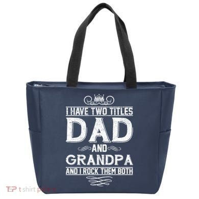 Dad And Grandpa Rock The Both Tote Bag