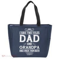 Dad And Grandpa Rock The Both Tote Bag thumb 0