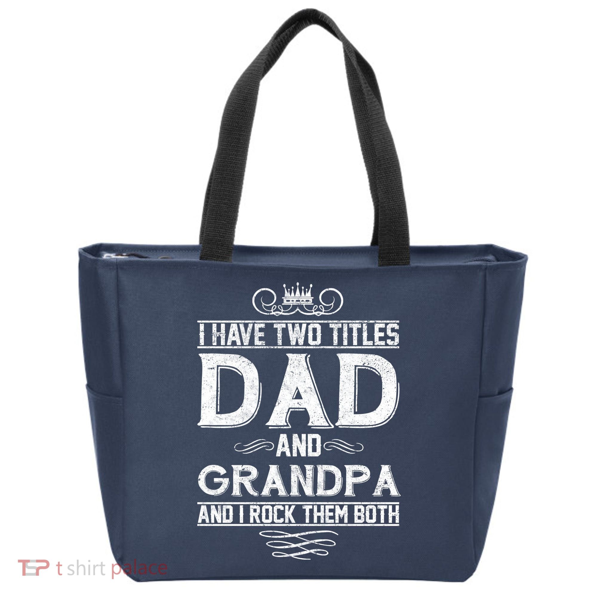 Dad And Grandpa Rock The Both Tote Bag