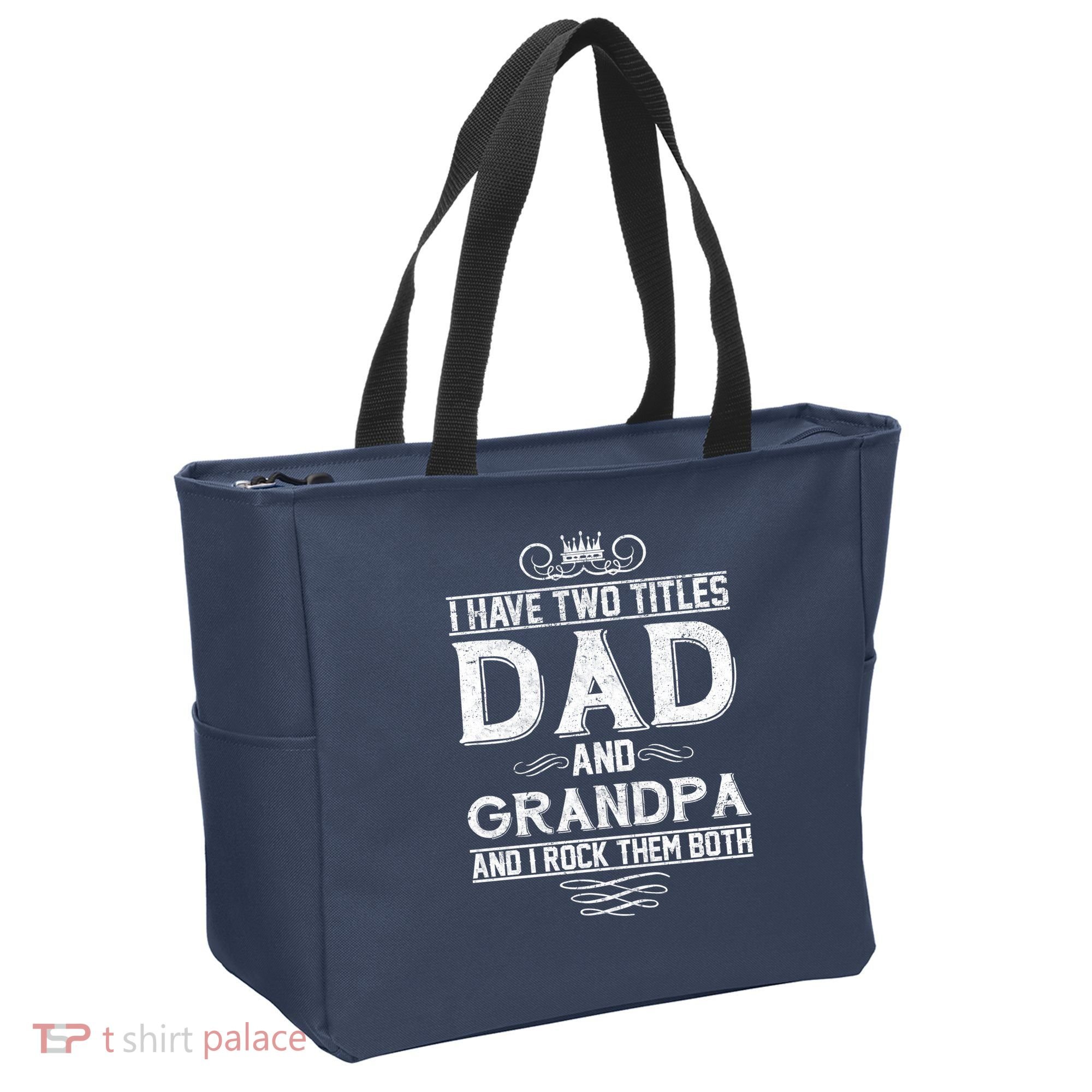 Dad And Grandpa Rock The Both Tote Bag