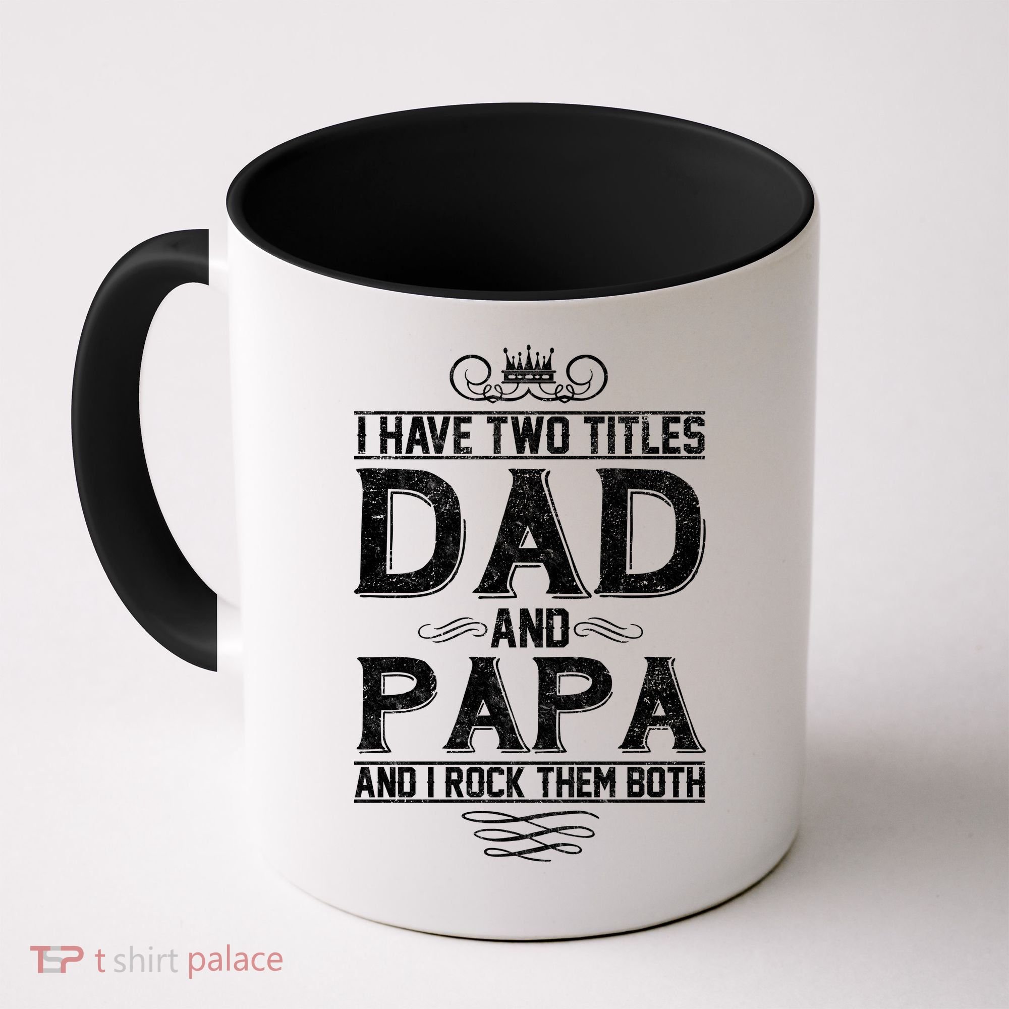 Dad And Papa Rock The Both Coffee Mug