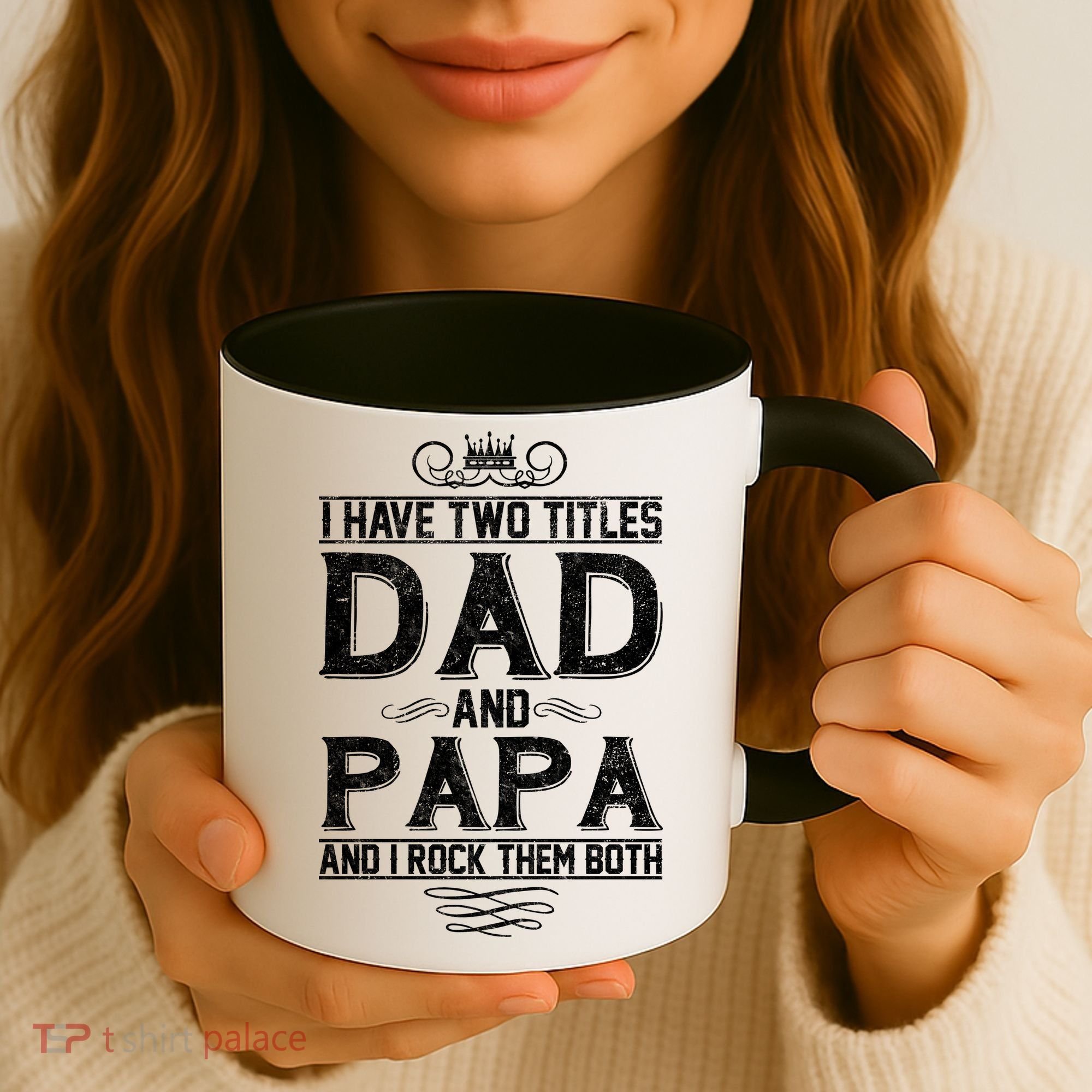 Dad And Papa Rock The Both Coffee Mug