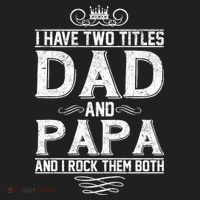 Dad And Papa Rock The Both Hat thumb 2