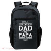 Dad And Papa Rock The Both Backpack thumb 0