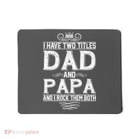Dad And Papa Rock The Both Mousepad thumb 0