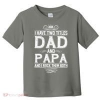 Dad And Papa Rock The Both Toddler T-Shirt thumb 0