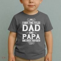 Dad And Papa Rock The Both Toddler T-Shirt thumb 2