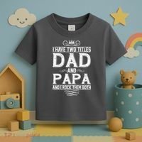 Dad And Papa Rock The Both Toddler T-Shirt thumb 3