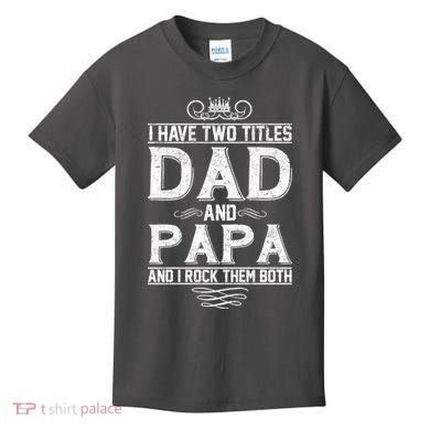 Dad And Papa Rock The Both Kids T-Shirt