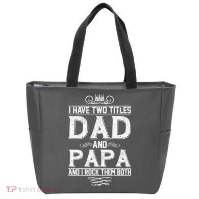 Dad And Papa Rock The Both Tote Bag