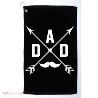 Dad Arrows Of Fatherhood Golf Towel thumb 0