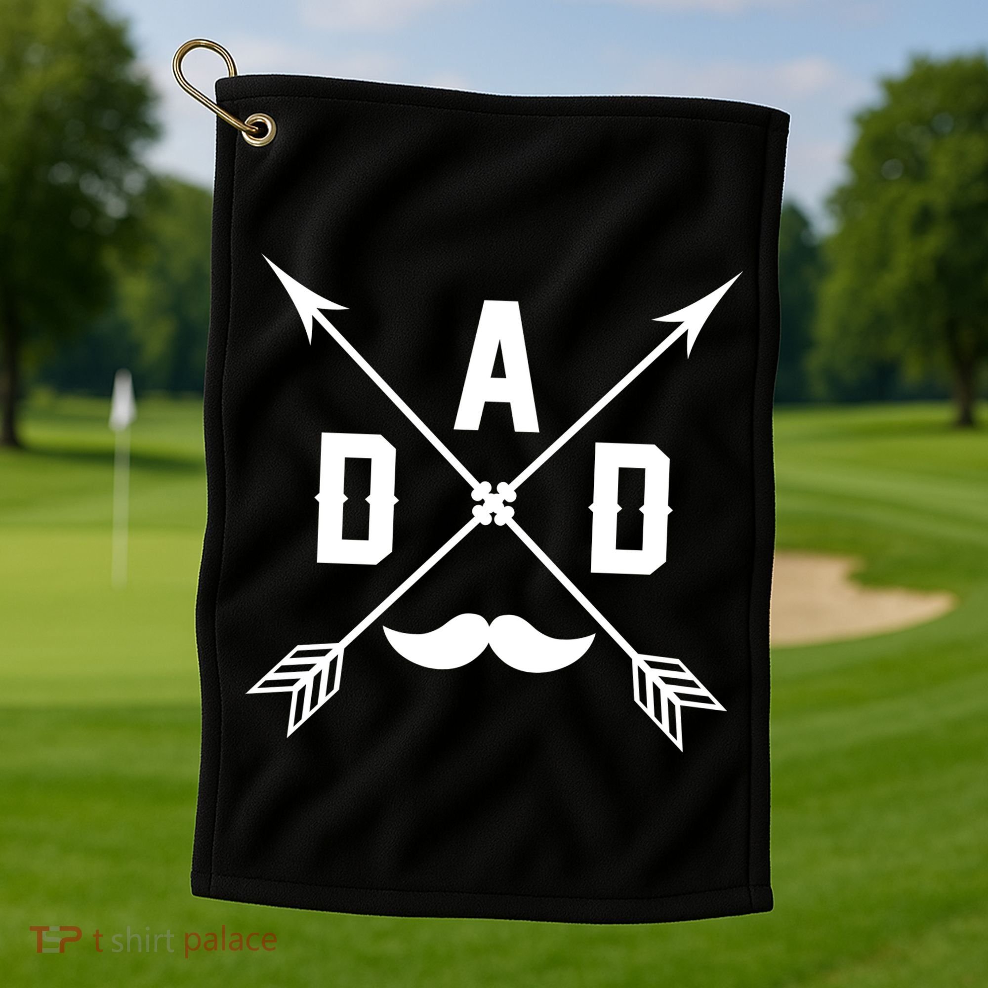 Dad Arrows Of Fatherhood Golf Towel