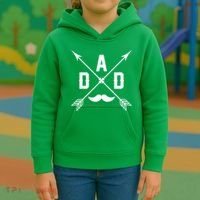 Dad Arrows Of Fatherhood Kids Hoodie thumb 3