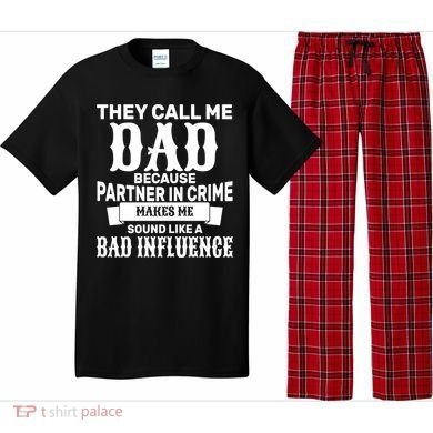 Dad Bad Influence Pajama Set
