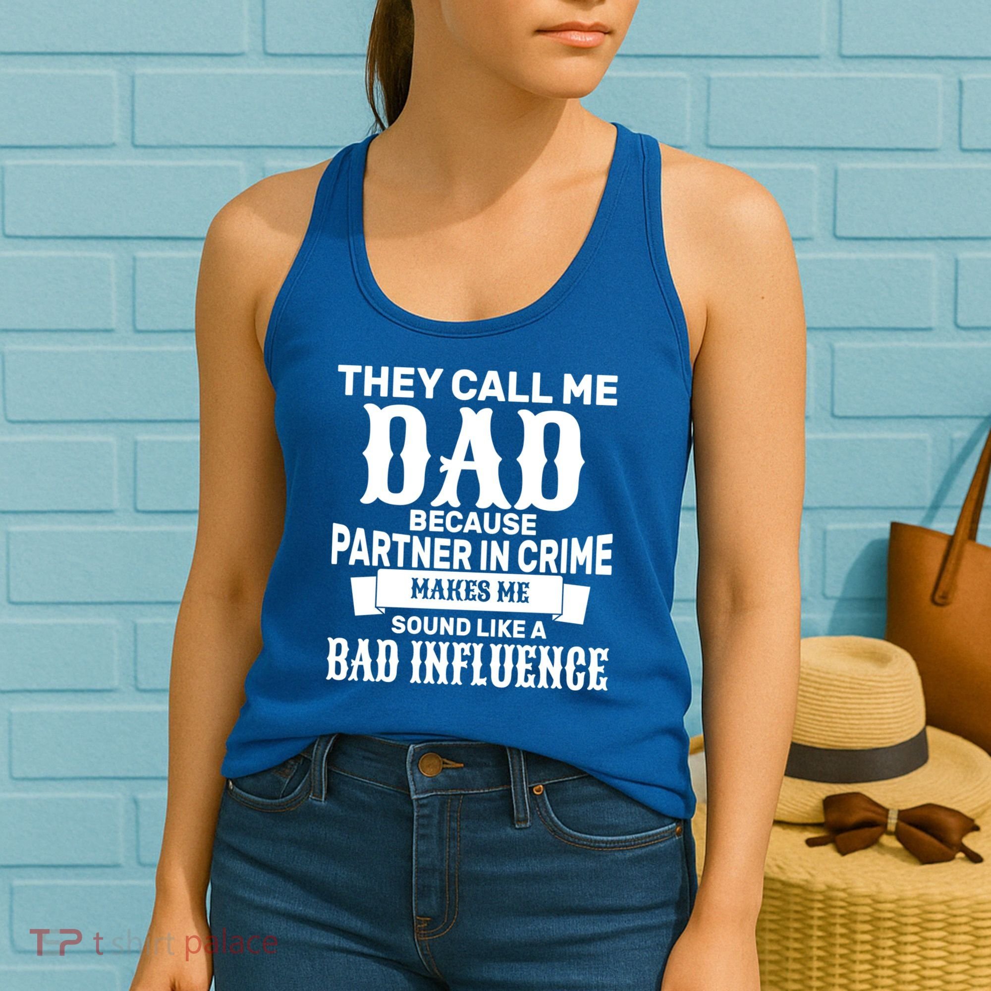 Dad Bad Influence Women's Tank Top