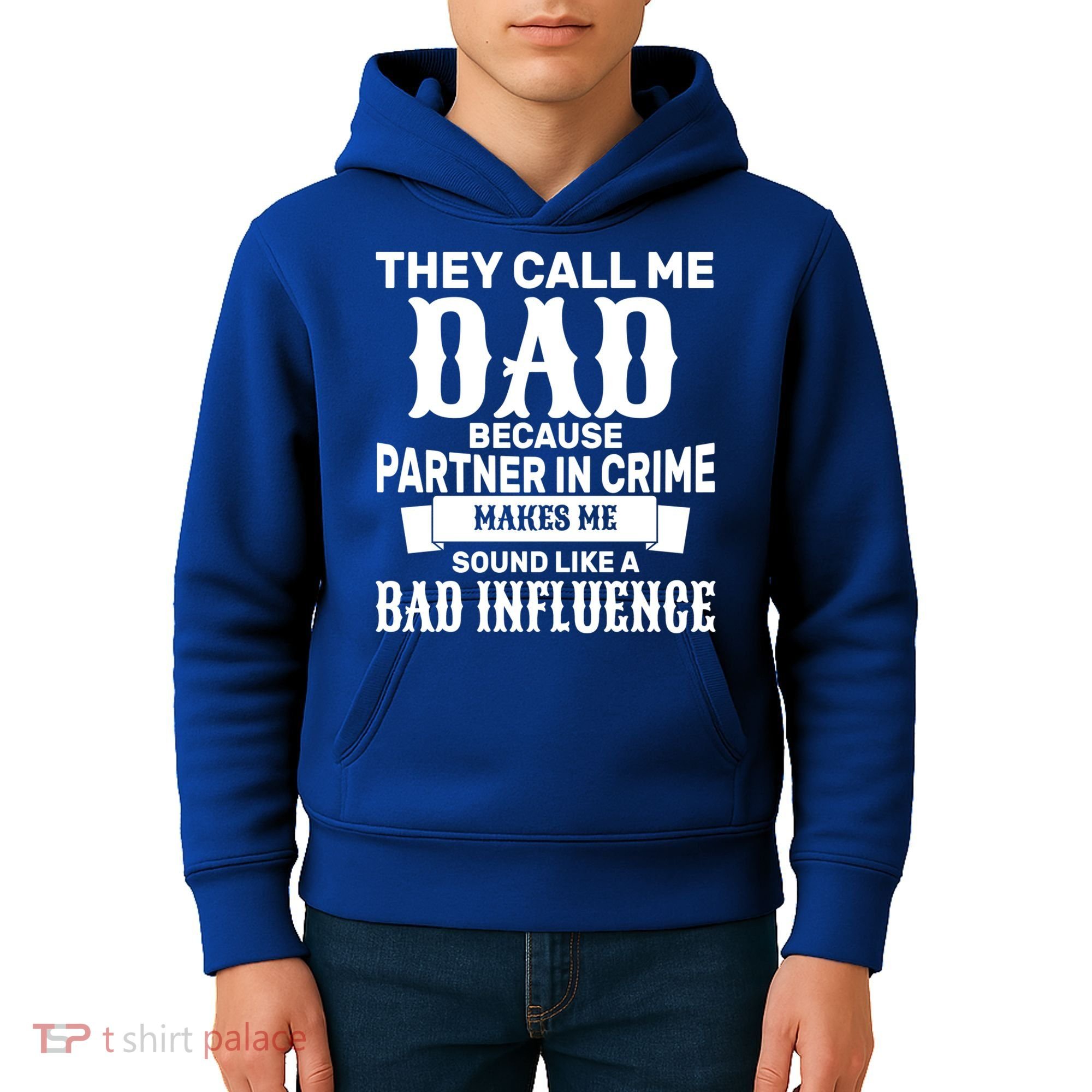 Dad Bad Influence Kids Hoodie